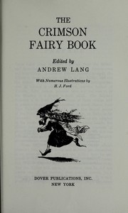 The Crimson Fairy Book - Andrew Lang